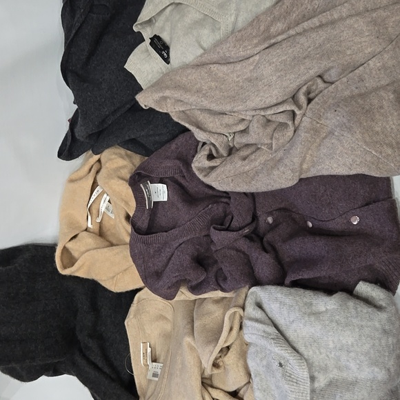 100% Cashmere Sweater Lot Pastel Pinks Crafting Cutter Upcycle Recycle Repurpose - Picture 13 of 15